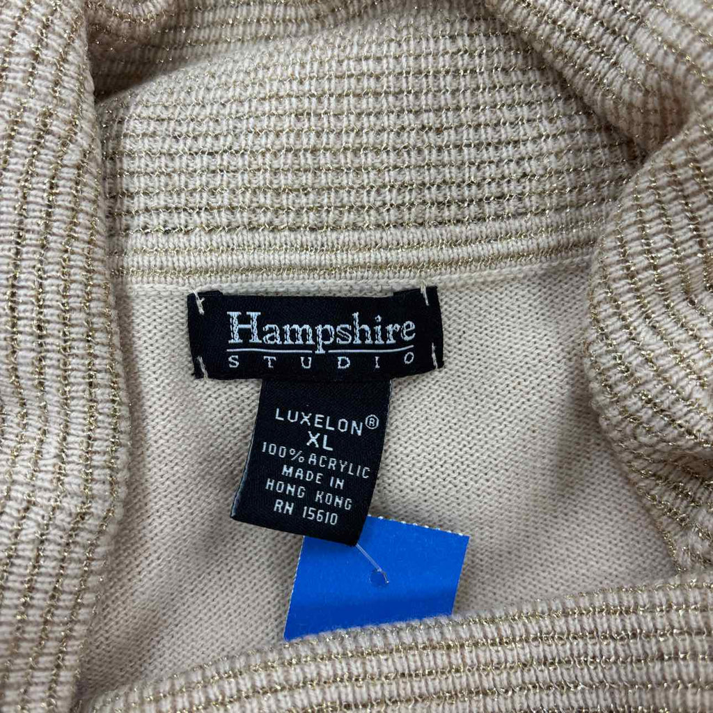 Hampshire Size XL Beige Acrylic Preloved Sweater