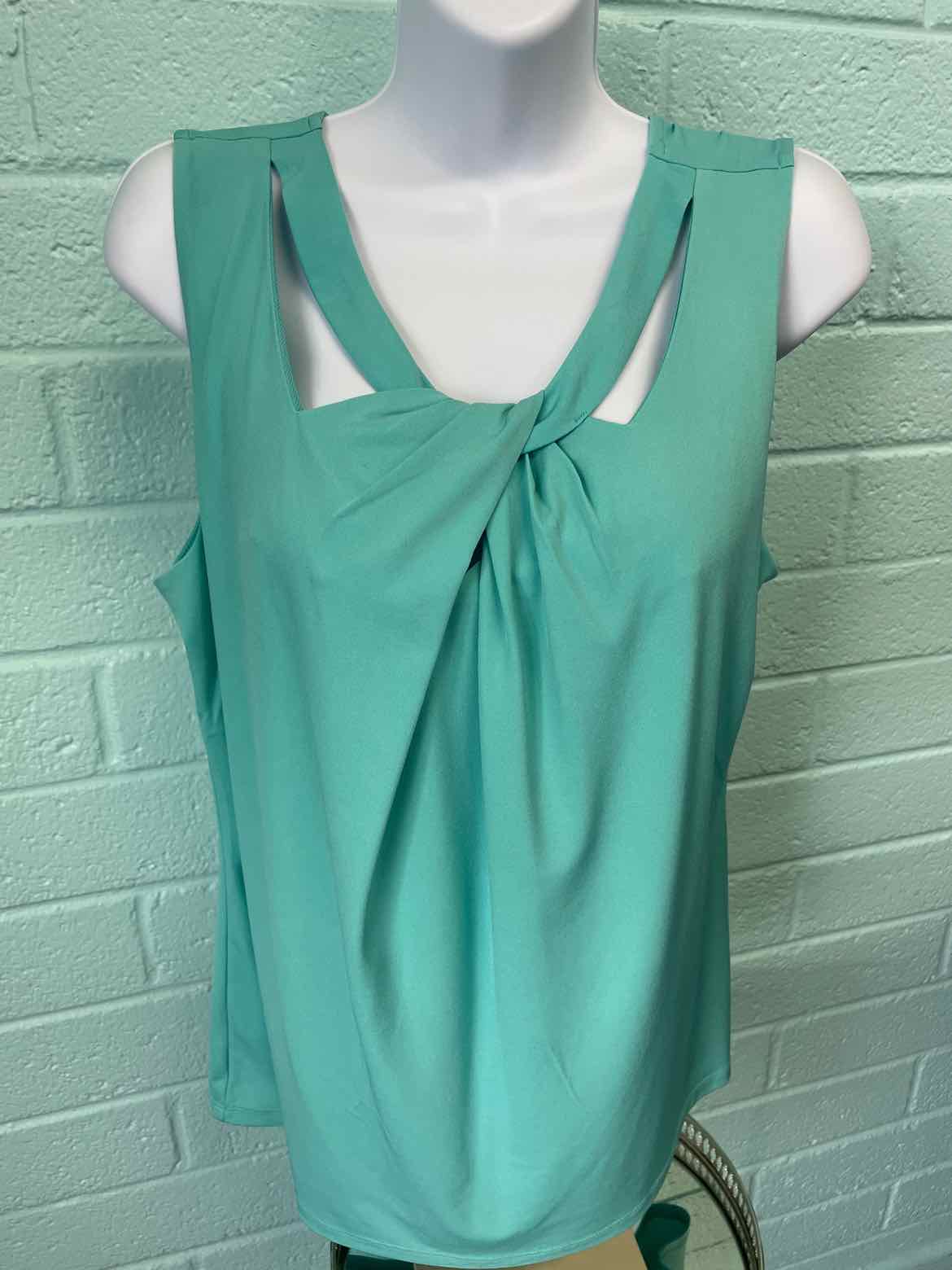 Jones Studio Size L Aqua Sleeveless