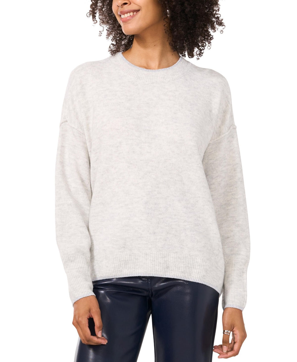 Vince Camuto Size XL Gray New Sweater