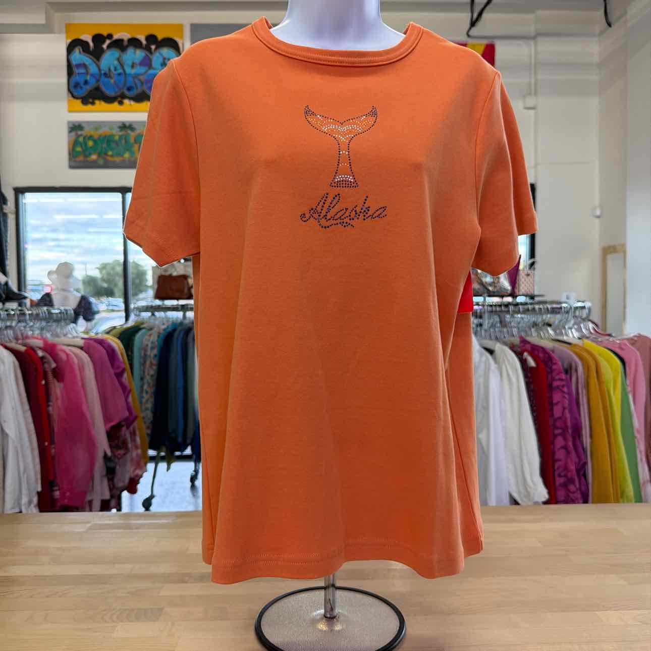 Cruisewear & Company Size M Orange Preloved T-shirt