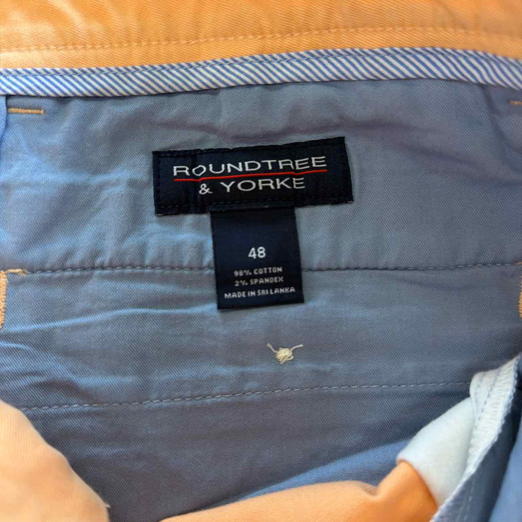 Roundtree Men's Size 48 Peach MENS Shorts