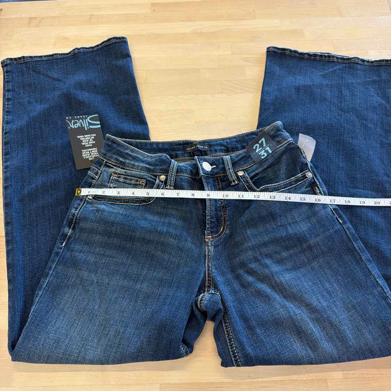 Silver Jean Co. Size 27 Blue Jeans