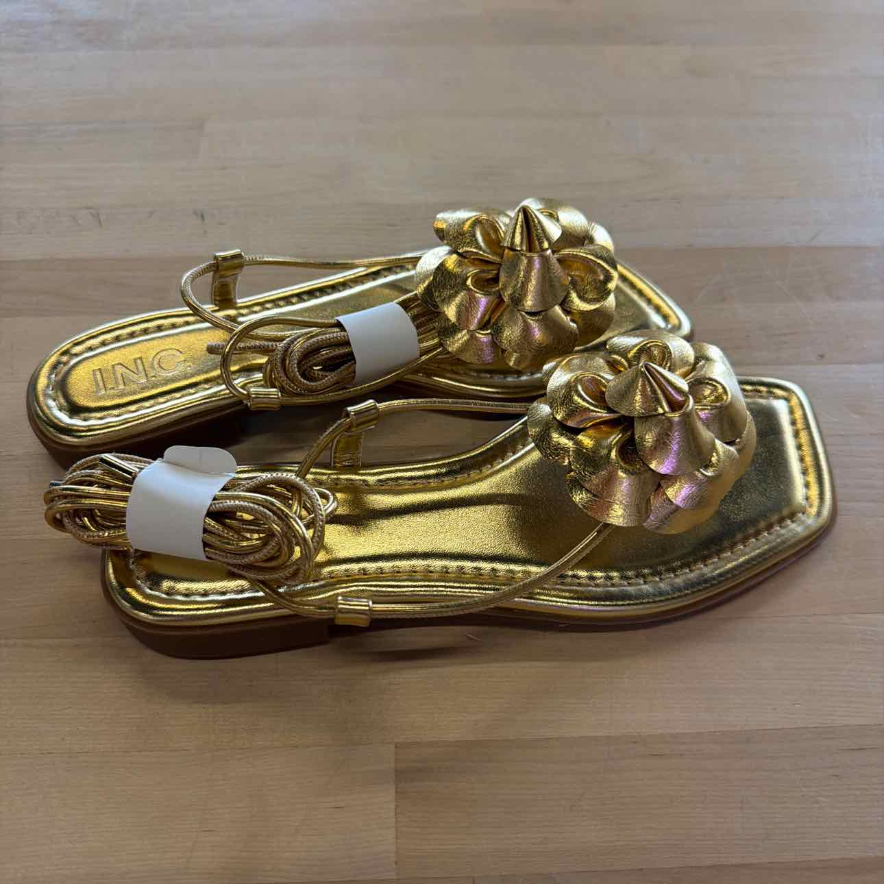 I.n.c. International Concepts Women's Gilma Flower Flat Sandals, Created for Mac