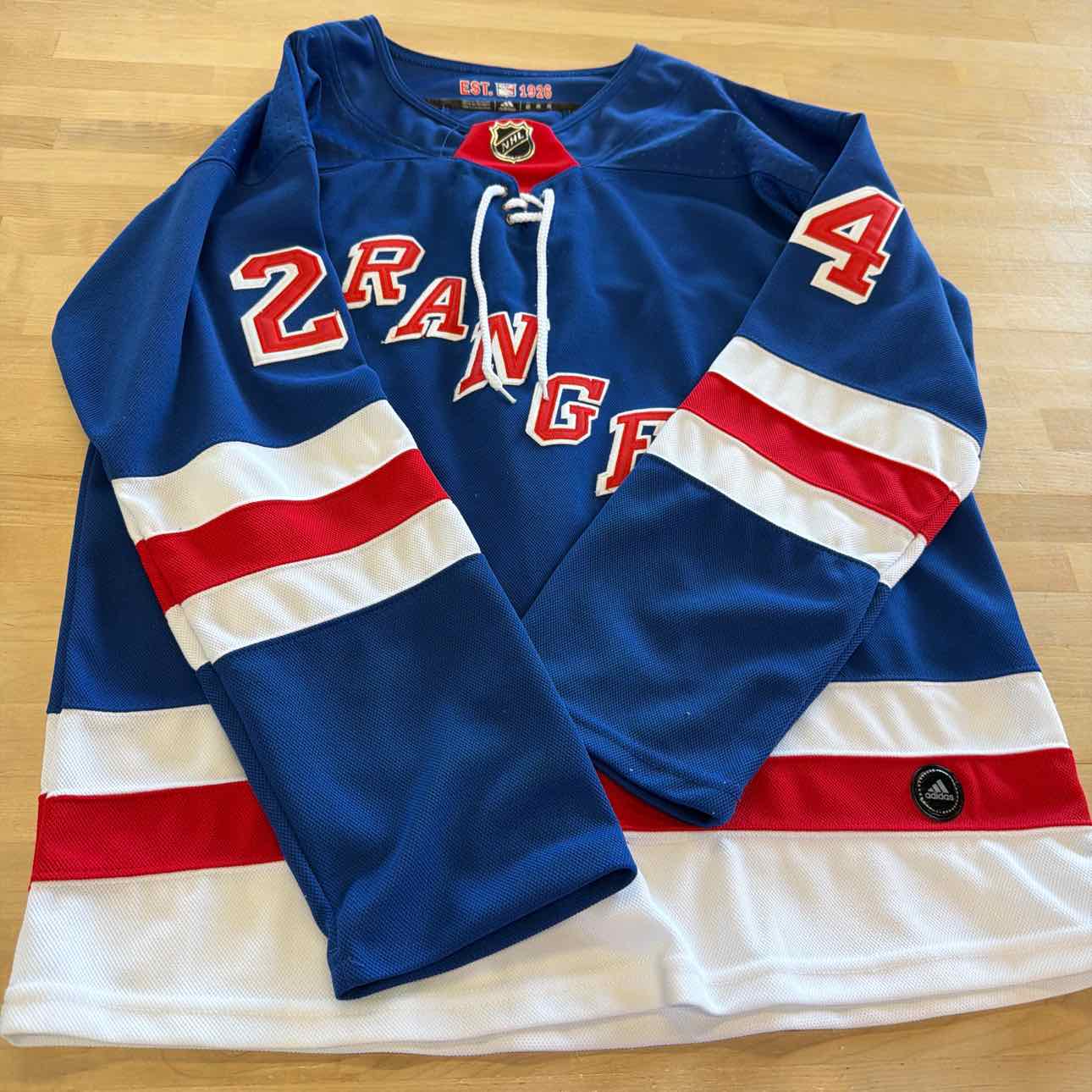 Adidas Size 46 Blue Red Jersey