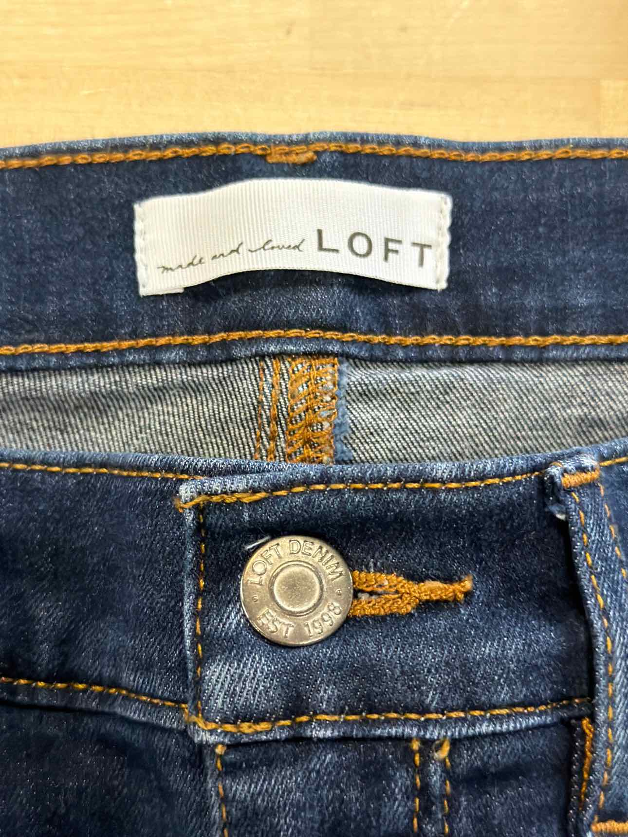 Loft Size 8 Blue Denim Jeans