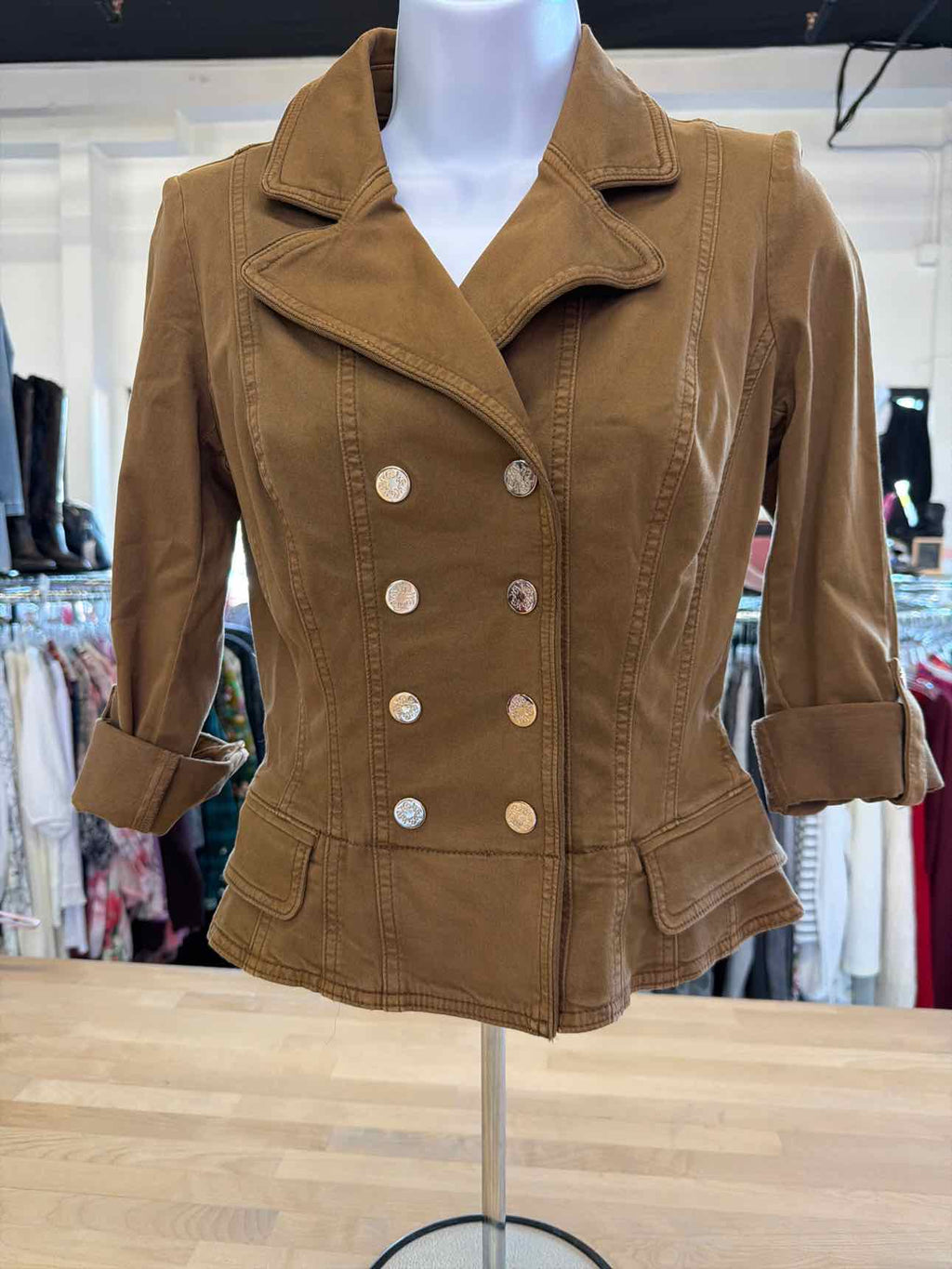 White House Black Market Size 2 Brown Jacket