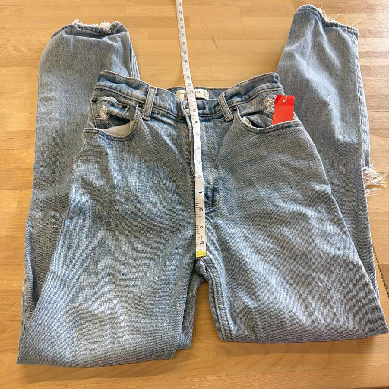 Abercrombie & Fitch Size 0 Blue Denim Preloved Jeans