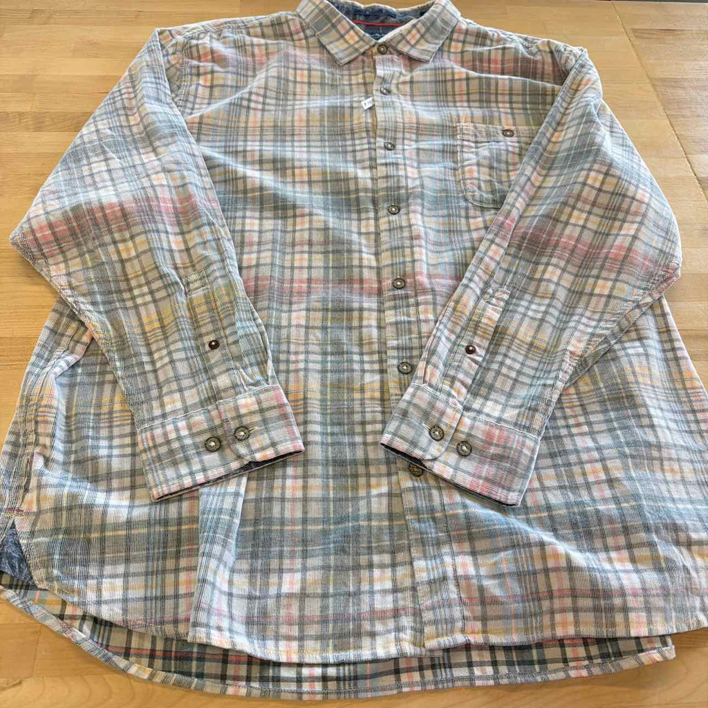 Tommy Bahama Men's Coastline Cord Harbor Classic-Fit Check Button-Down Shirt