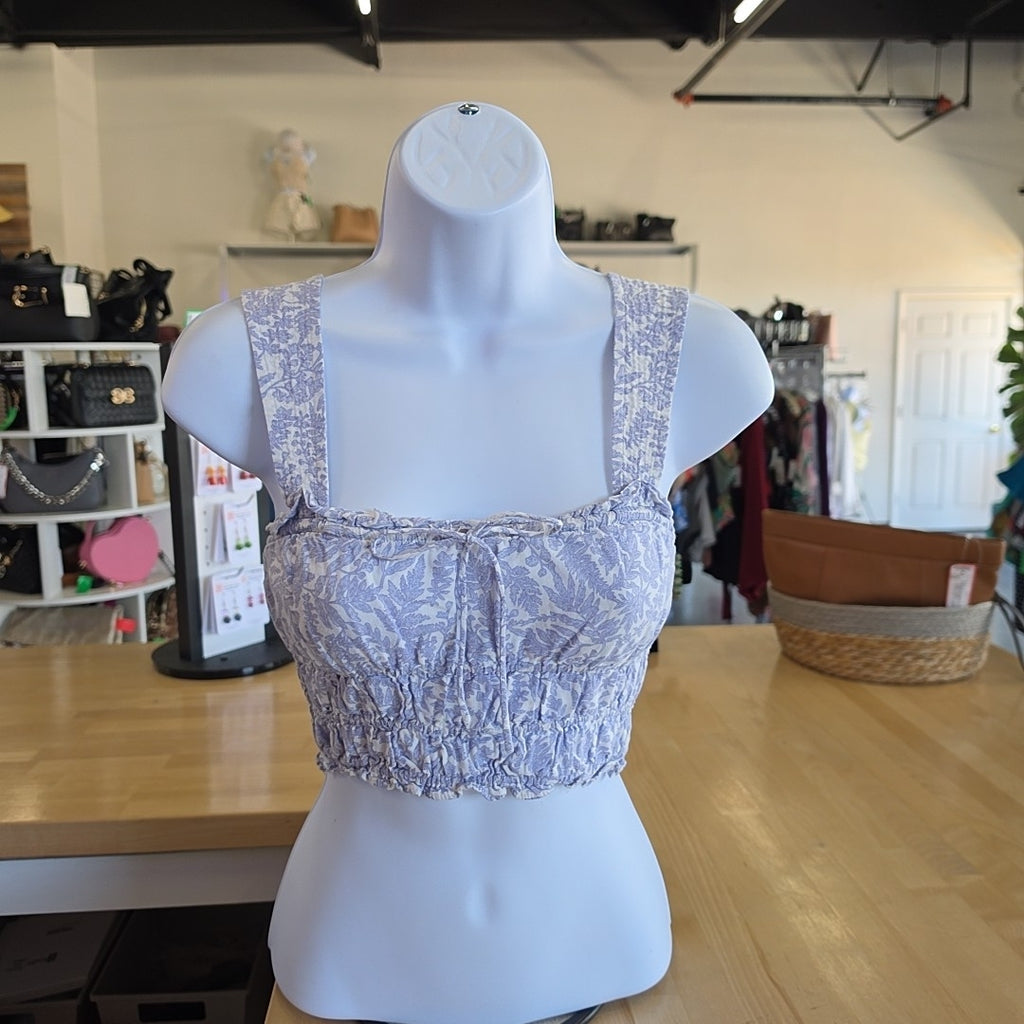 Heartloom Size XS White Purple Preloved Tank