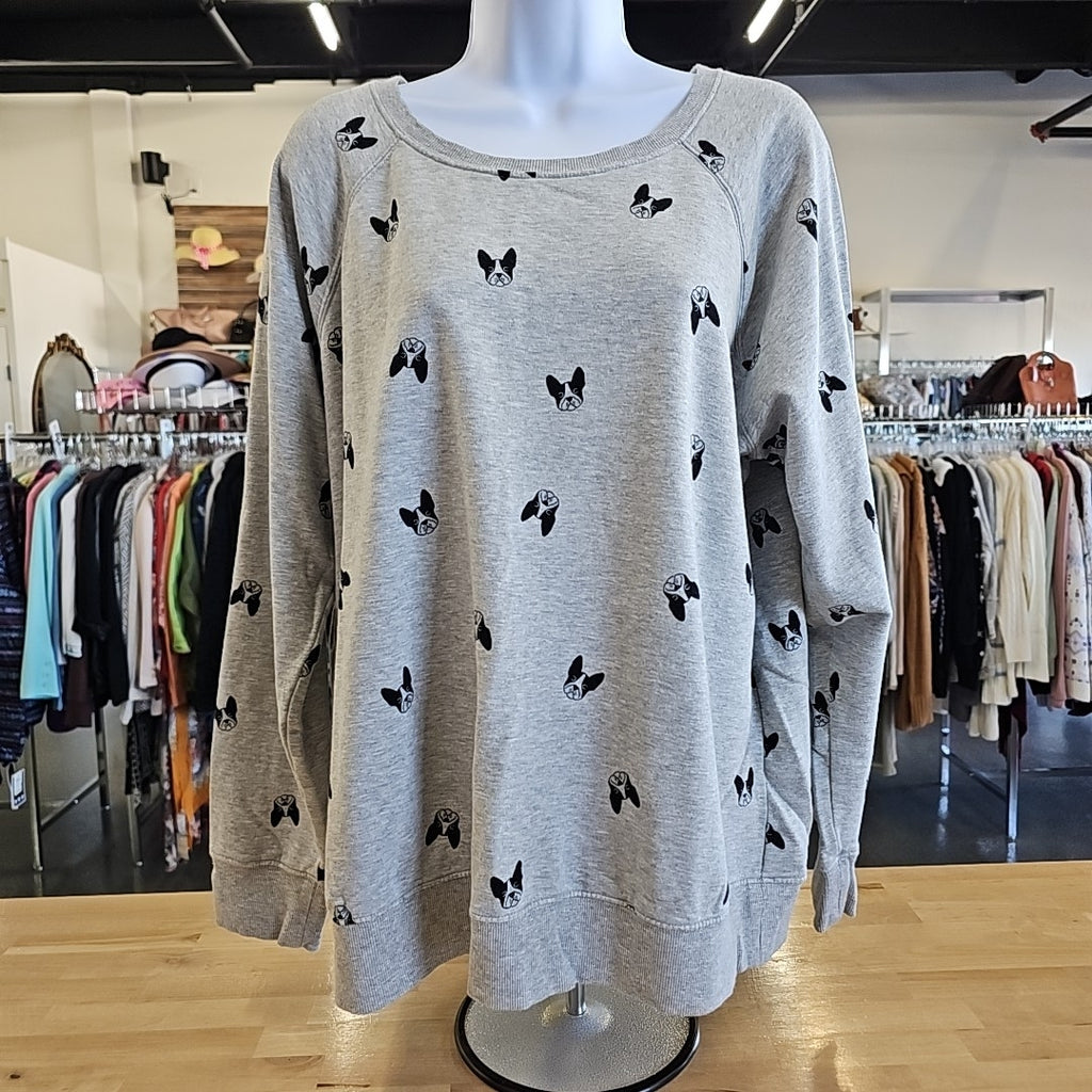 Torrid Size 2 Gray Sweatshirt