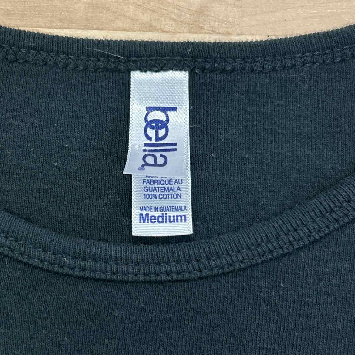 Bella Size M Black Rhinestone Longsleeve