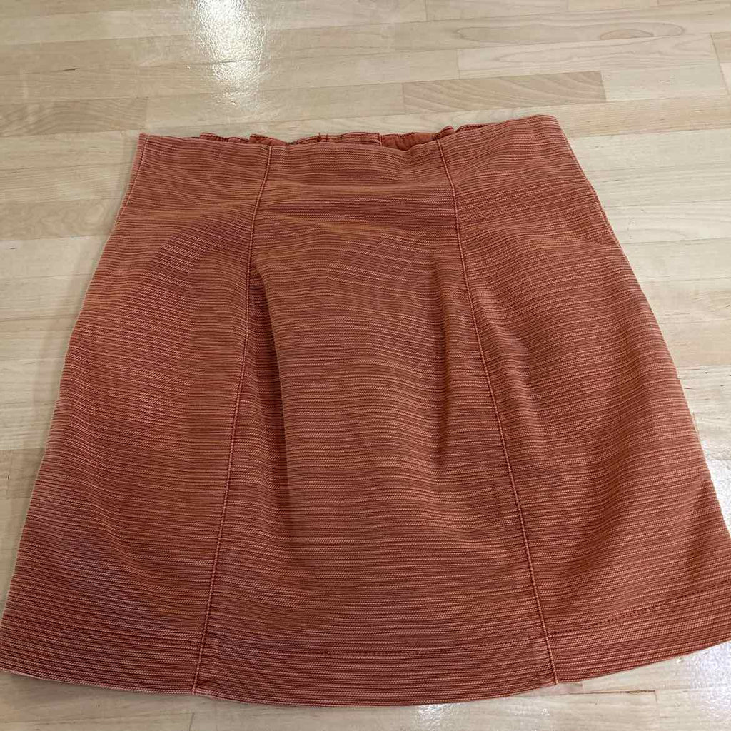 Free People Size 8 Orange Preloved Skirt