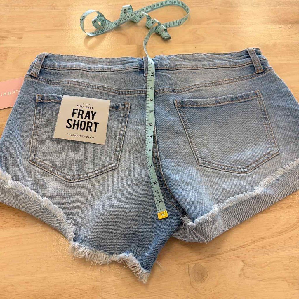 Celebrity pink Women Size 11 Blue New Shorts