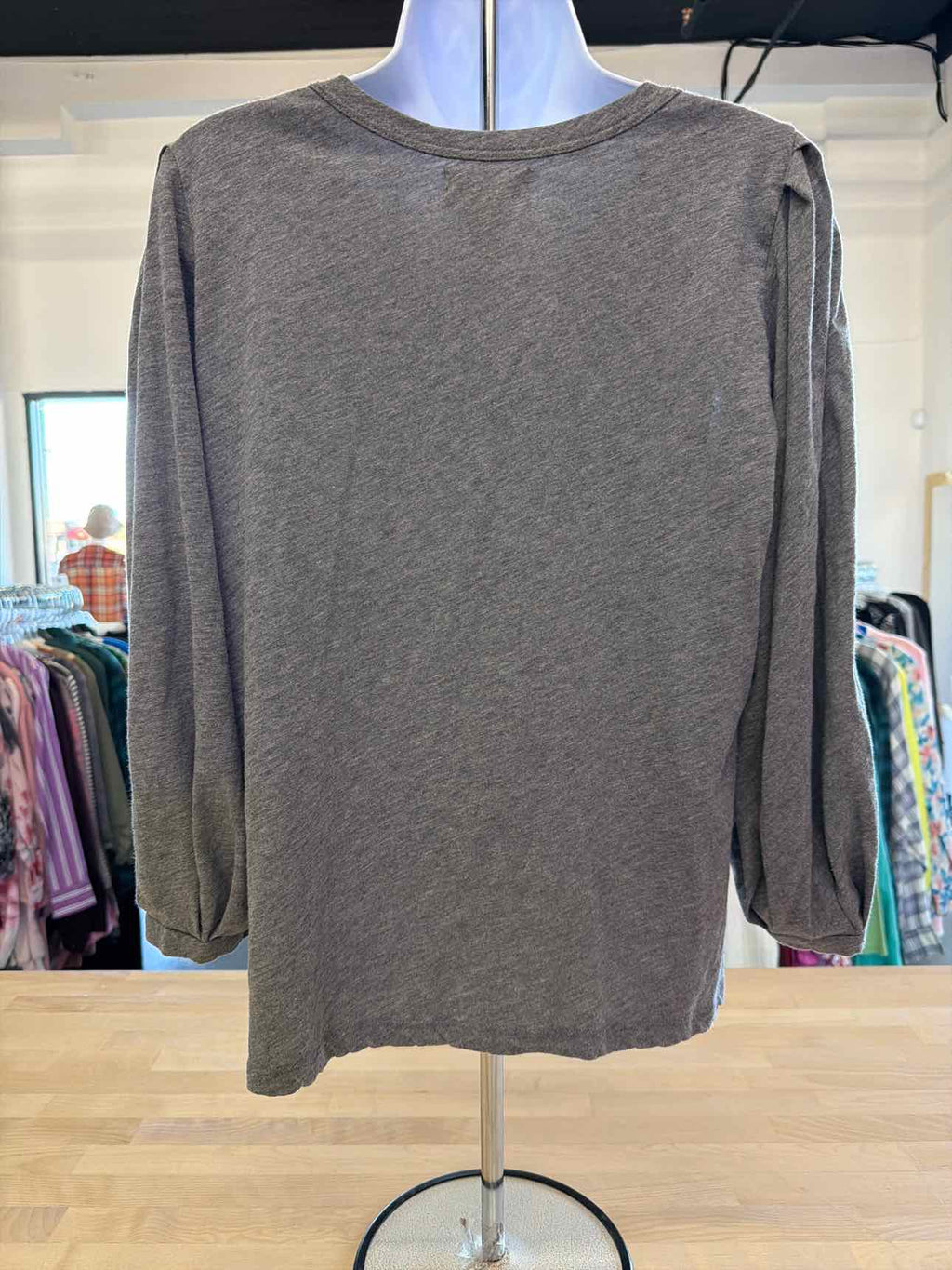 Velvet Size L Gray Blouse