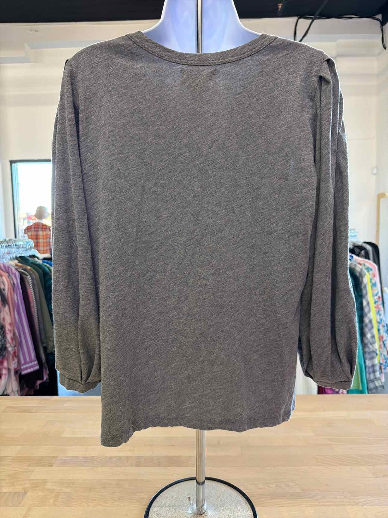 Velvet Size L Gray Blouse