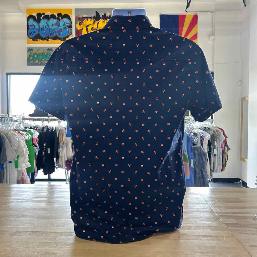 San Francisco Size M Navy Preloved MENS Button Down Shirt