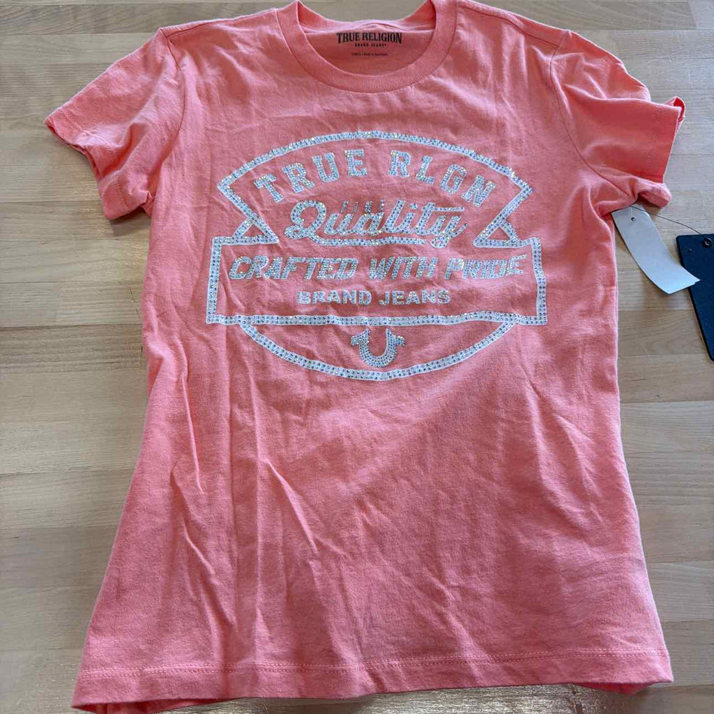 True Religion Size XS Peach New T-shirt