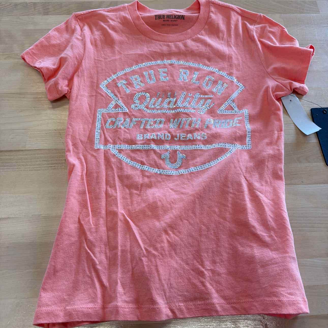 True Religion Size XS Peach New T-shirt