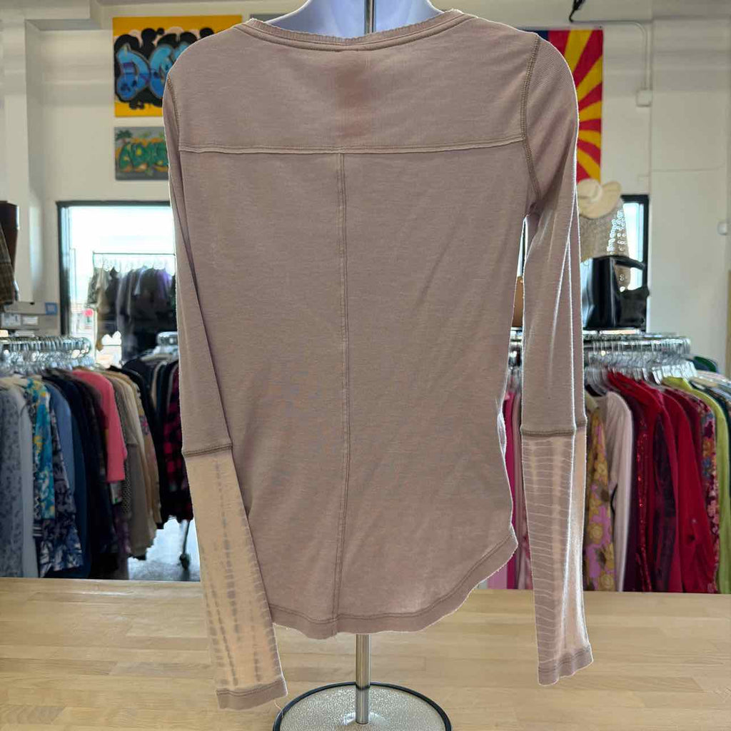 we the free Size XS Tan Preloved Long Sleeve