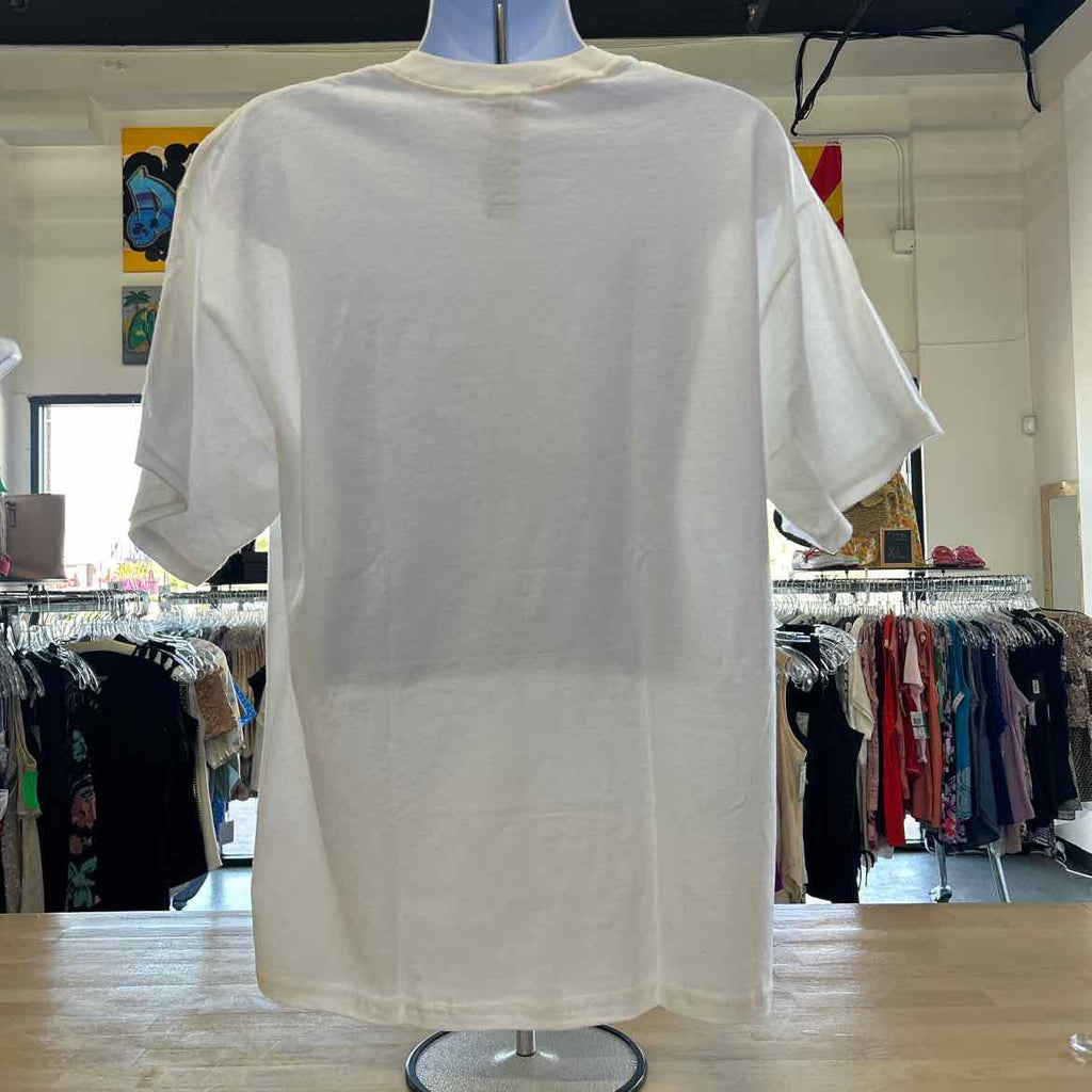 Gildan Size XL White Preloved MENS T-shirt