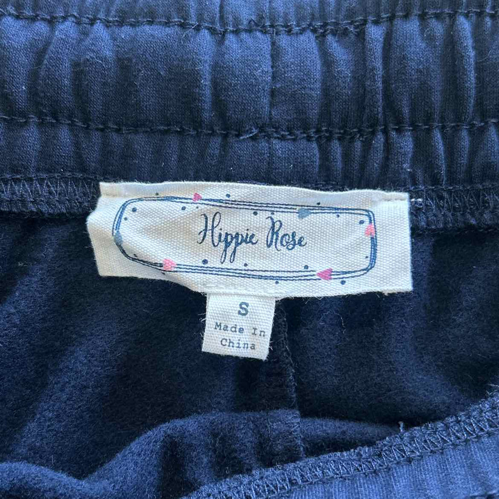 Hippie Rose Juniors' Floral-Embroidered Sweatpants
