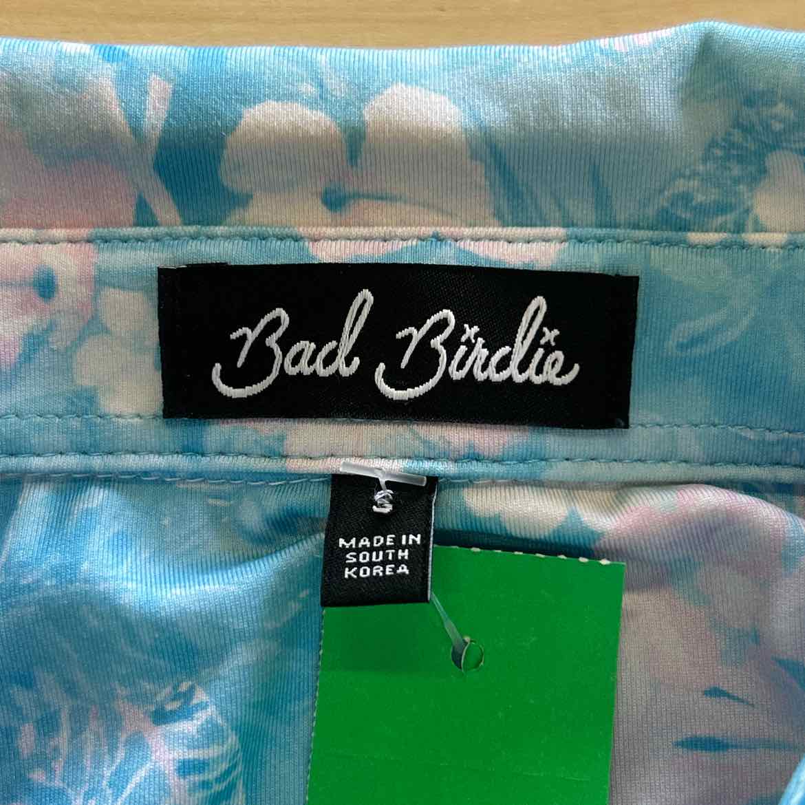 Bad Birdie Size S Blue Purple Preloved MENS Polo