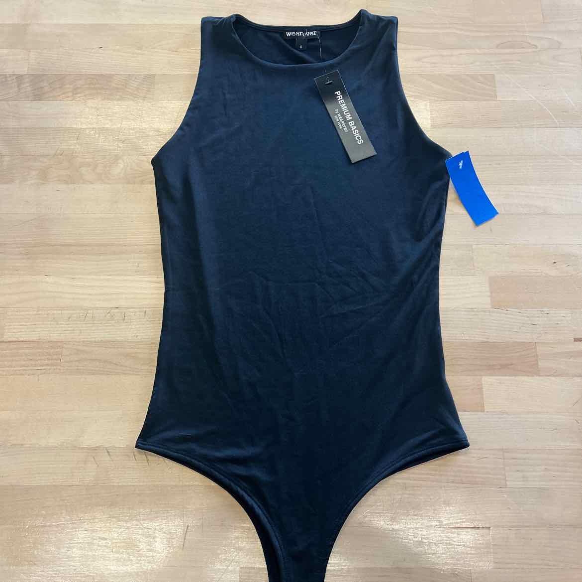 Wearever Size S Black Preloved Bodysuit