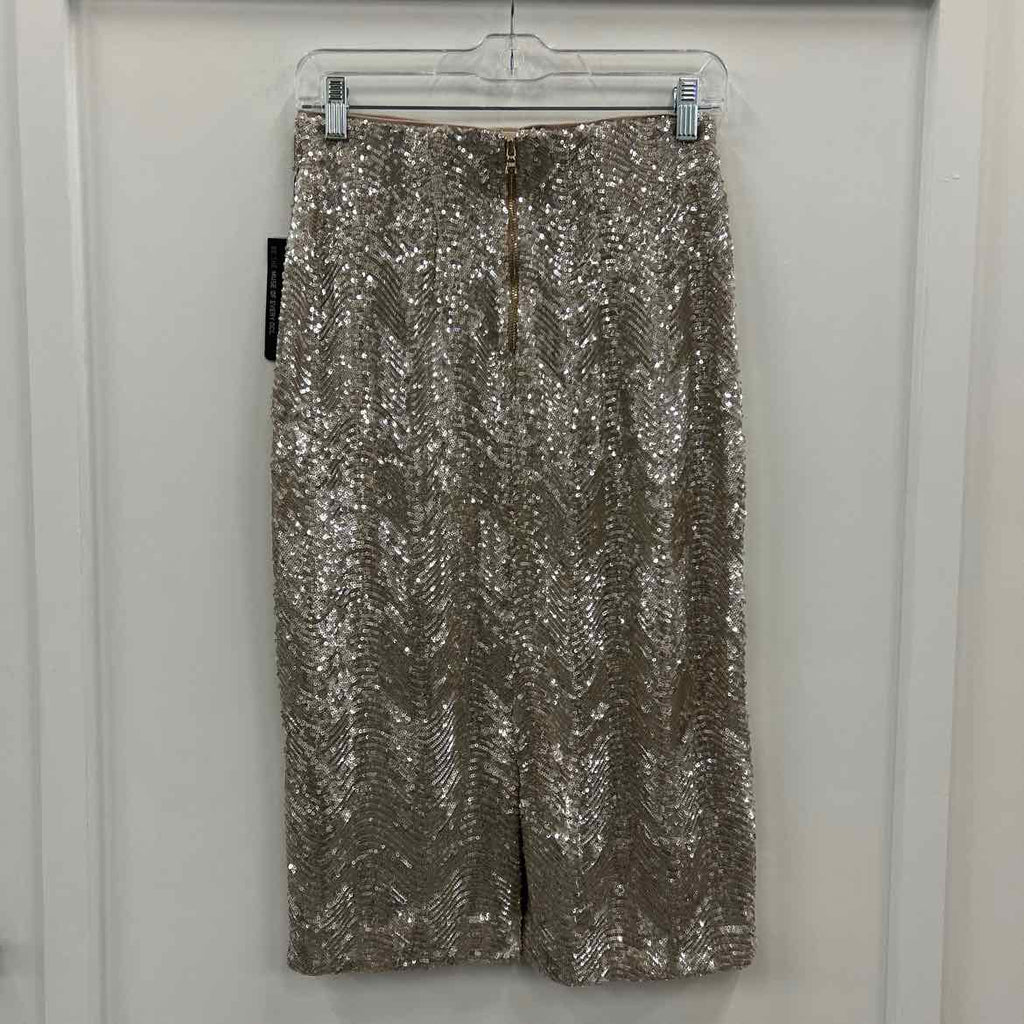 Muse Women's Sequin-Pattern Pencil Skirt - Champagnemuse