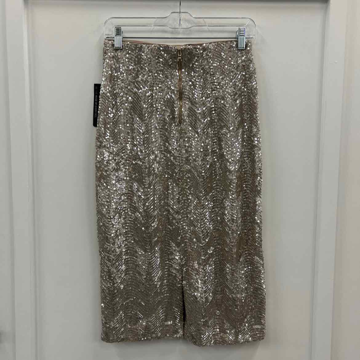 Muse Women's Sequin-Pattern Pencil Skirt - Champagnemuse