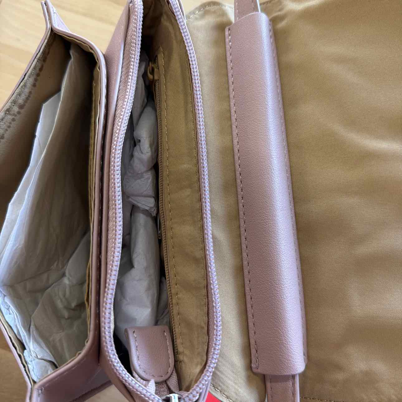 Giani Bernini Giani Bernini Nappa Flap Crossbody- Rose