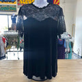Torrid Size 1 Black Lace Preloved Blouse SS