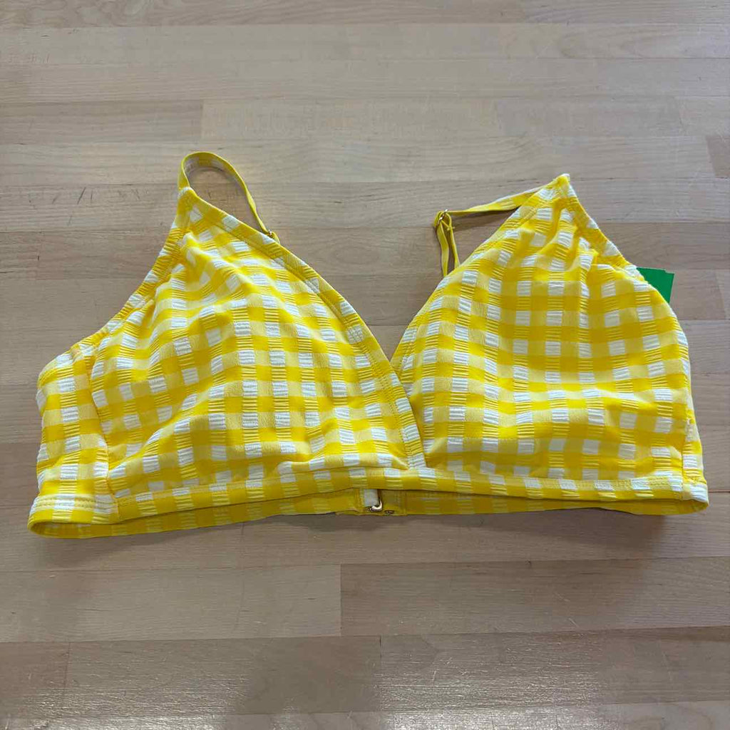 Kona Sol Size L Yellow Preloved Swimsuit