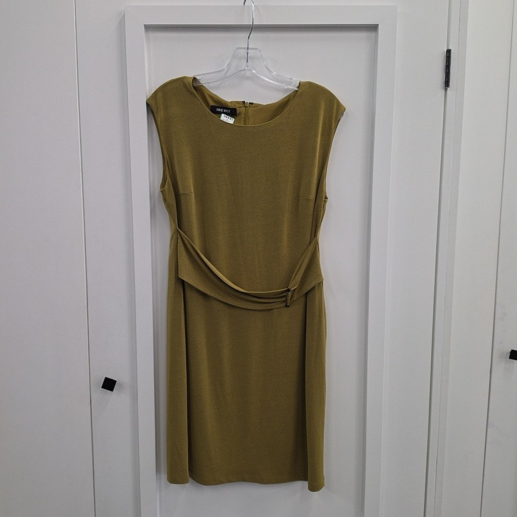 Nine West Size 8 Green Preloved Dress