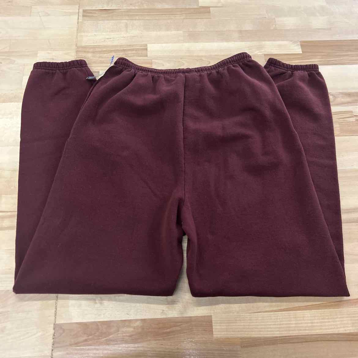 Champion Size L Maroon Sweatpants