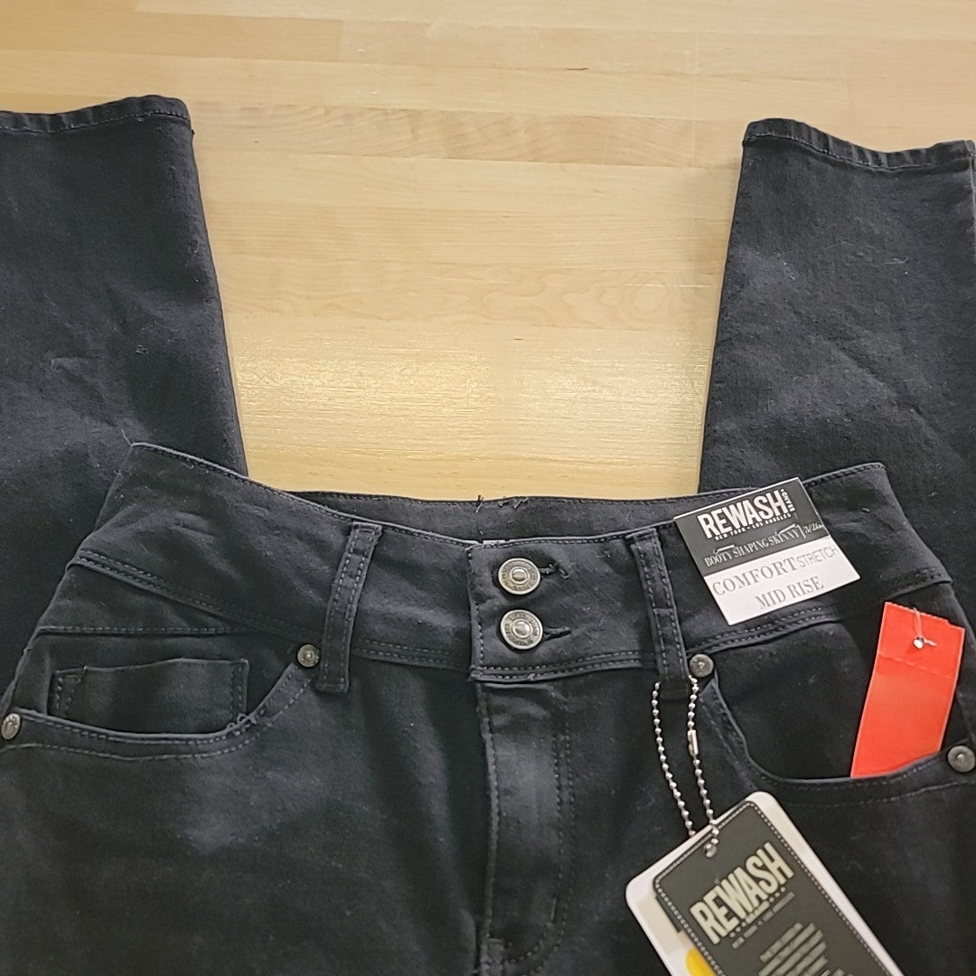 Rewash Size 3 Black New Jeans