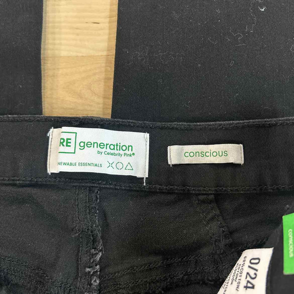 RE Generation Size 0 Curvy 27in. Hi Rise Denim Jeans