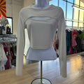 Abound Size S White Preloved Longsleeve