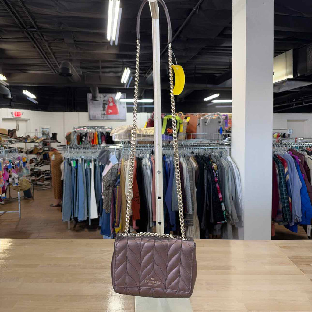 Kate Spade Bronze Leather Crossbody