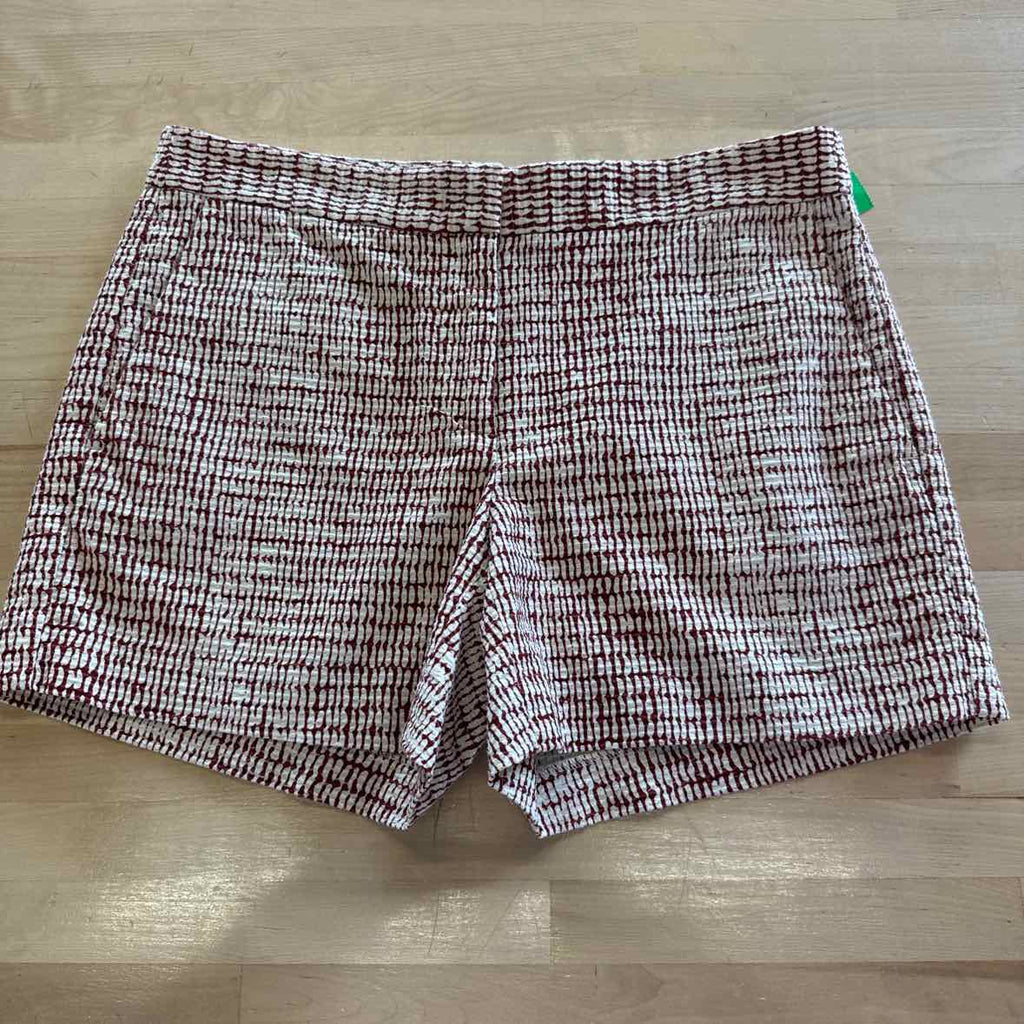 Ann Taylor Women Size 2 Red White Preloved Shorts