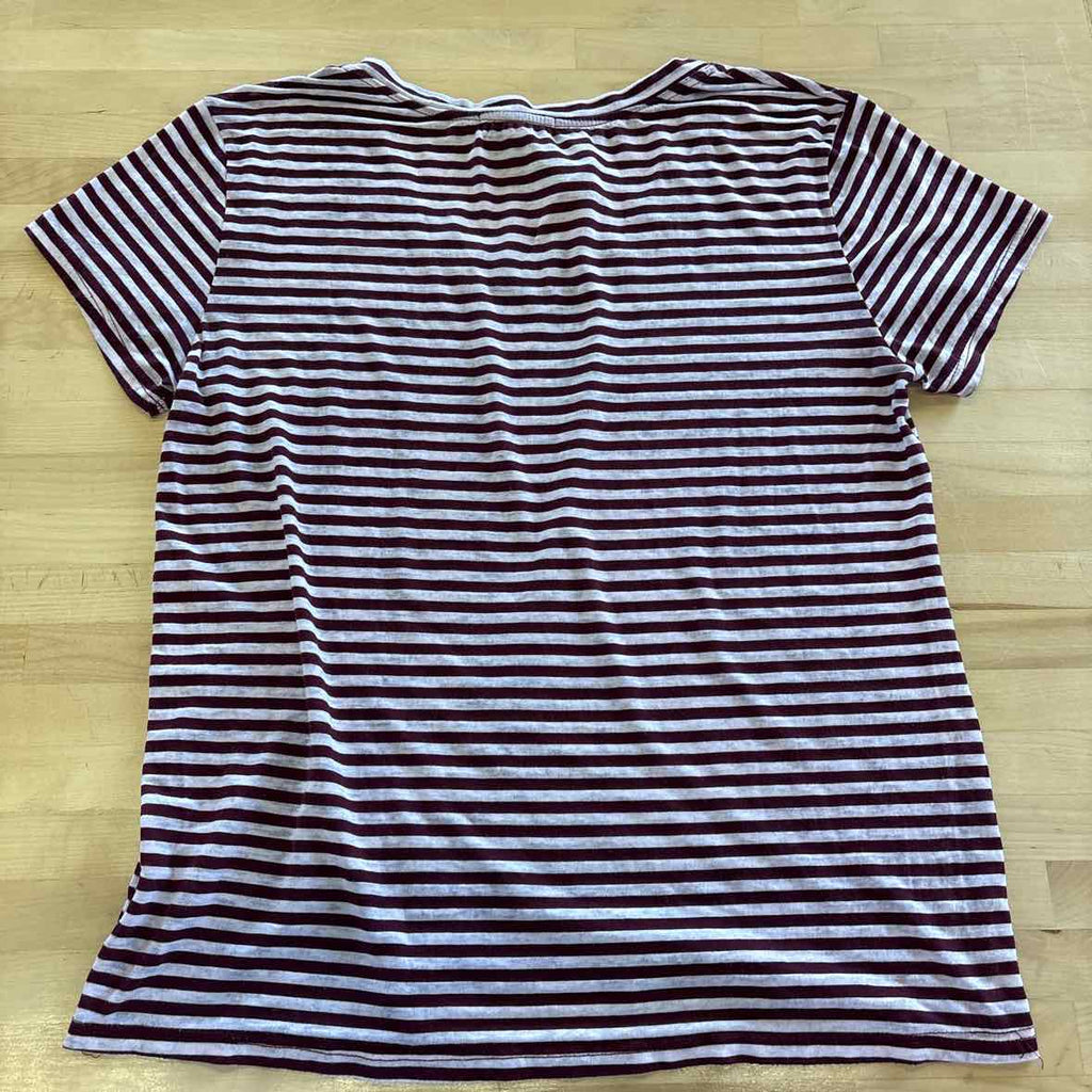 Treasure Bond Size M Red White Preloved T-Shirt SS