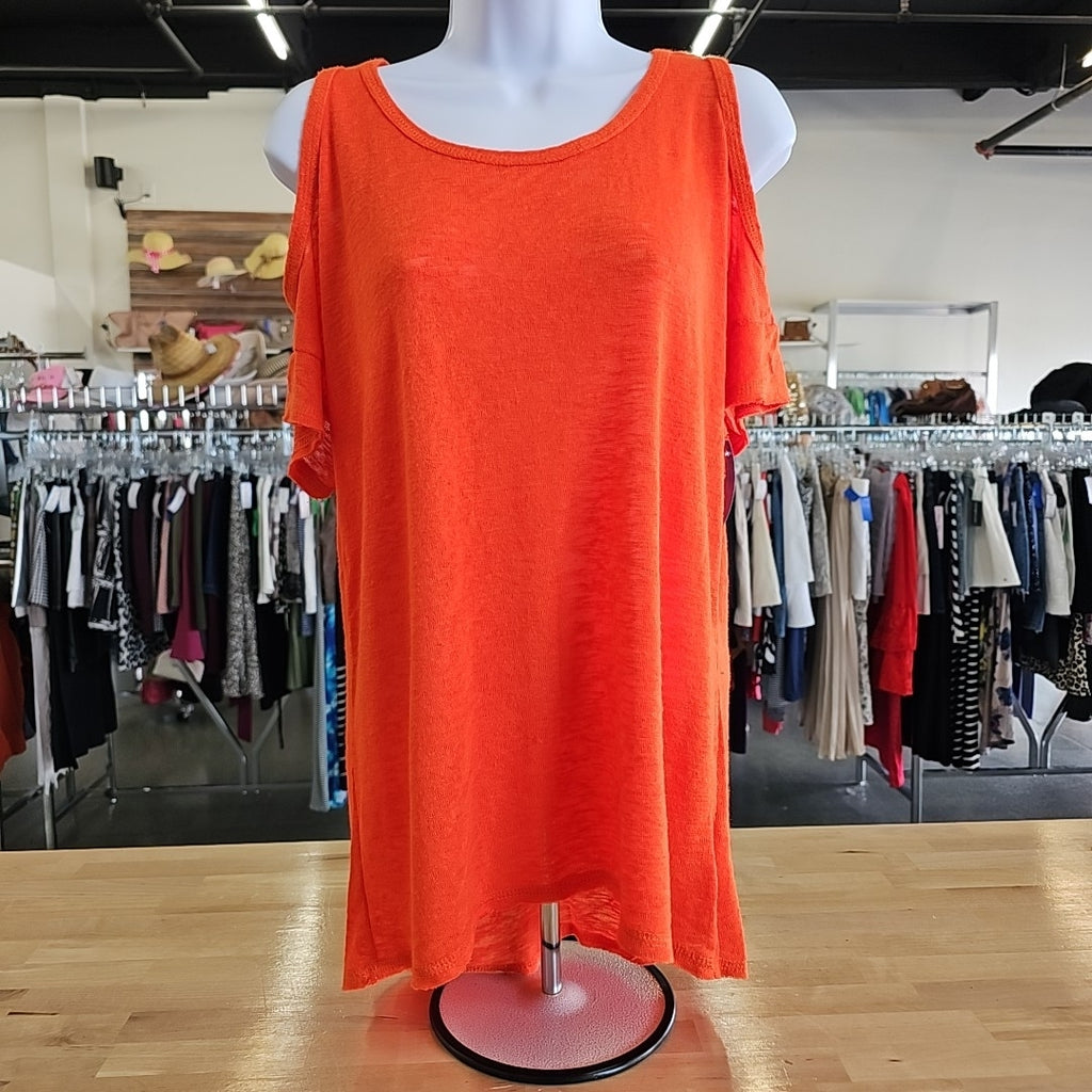 Bobeau Size XS Orange Shirt