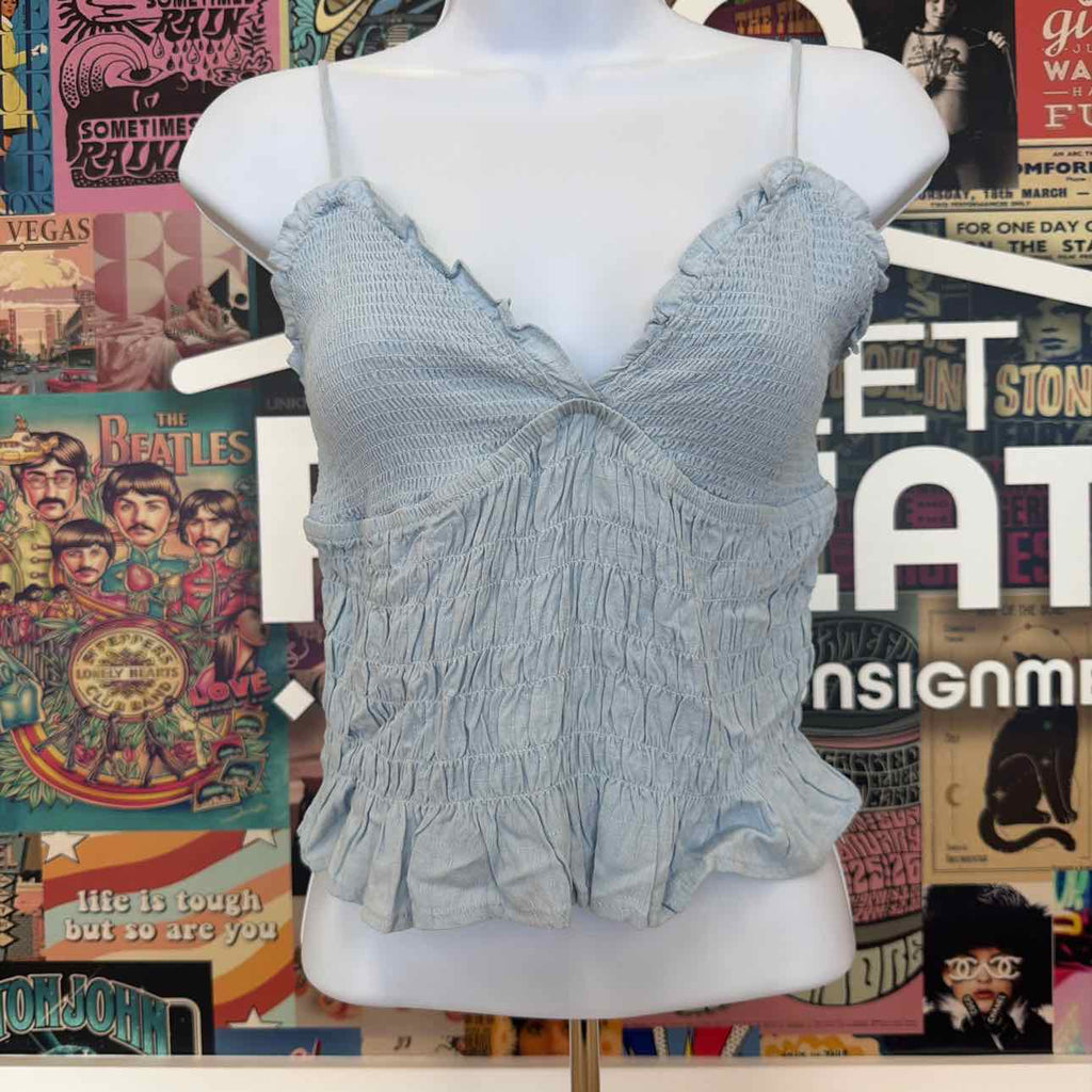 Self E Size L Smocked Tank Top