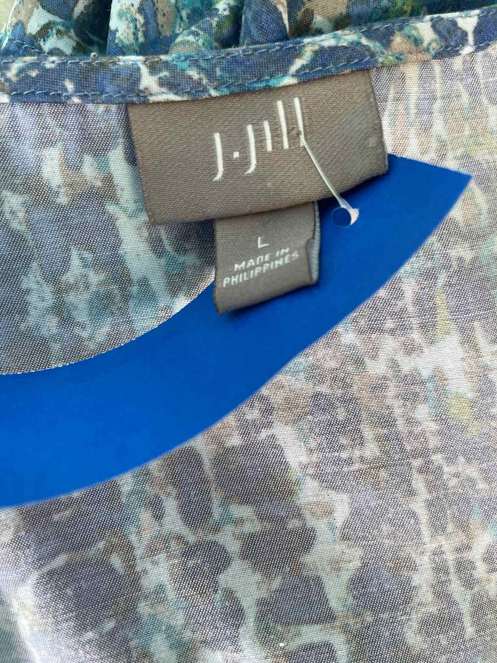 J Jill Size L Blue Sleeveless