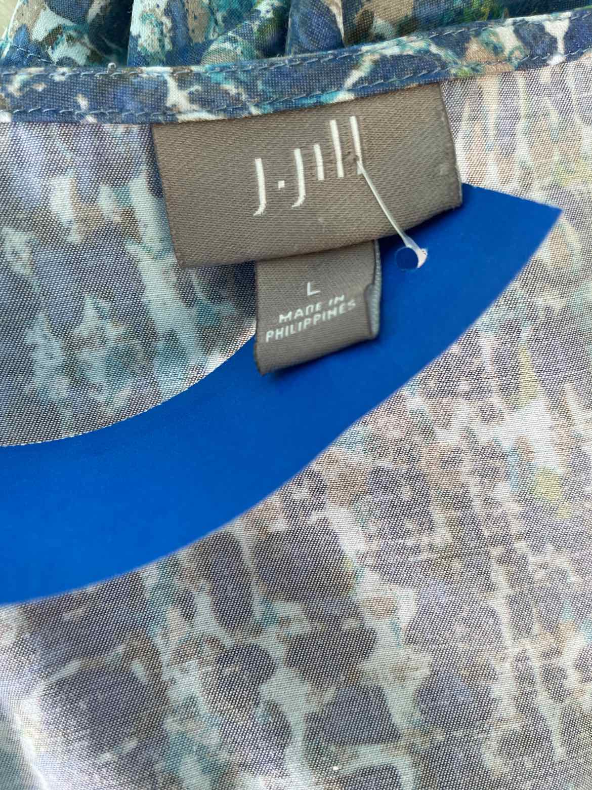 J Jill Size L Blue Sleeveless