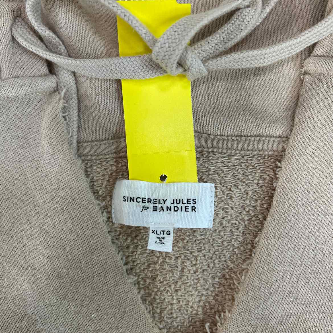 Sincerely Jules Size XL Tan Preloved Sweater