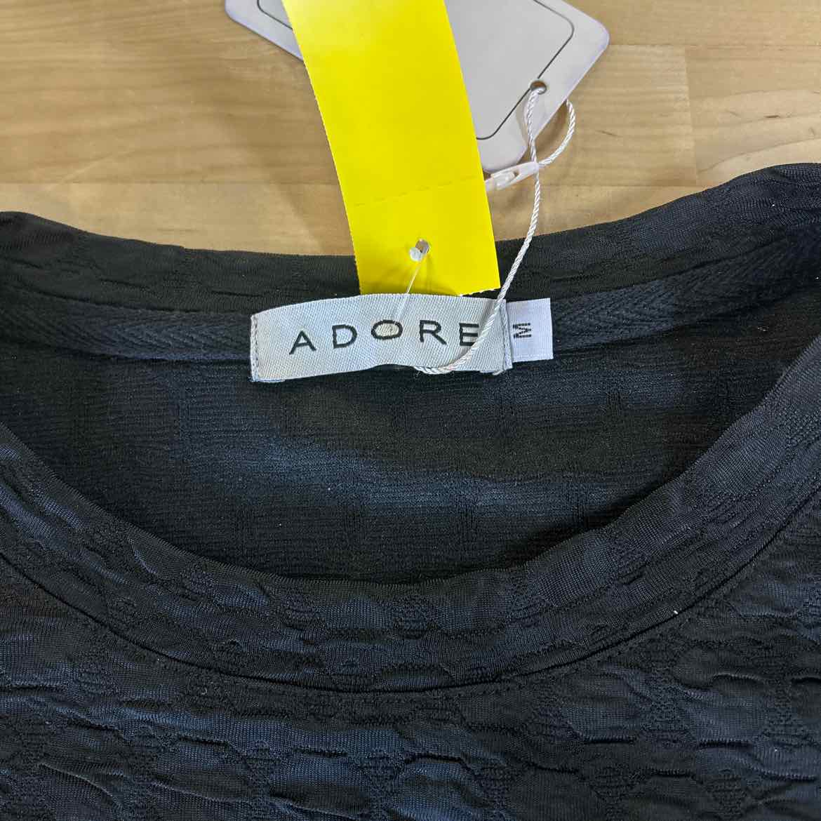 Adore Size M Black White Preloved Blouse LS