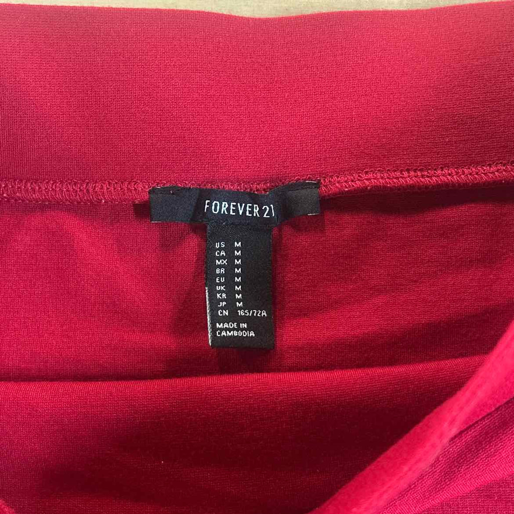 Forever 21 Size M Red Preloved Skirt
