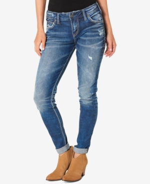 Girlfriend Mid Rise Skinny Jeans - 24W X 29L