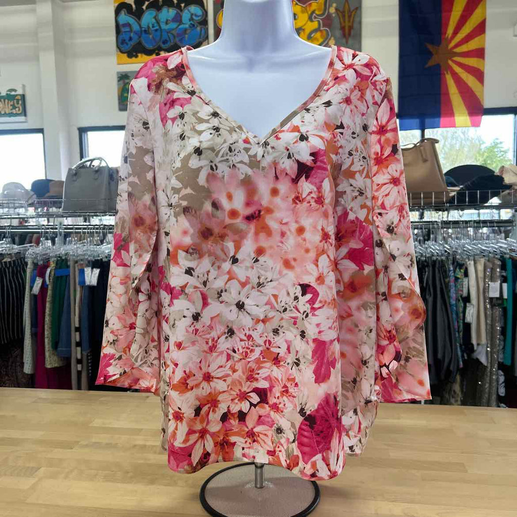 Calvin Klein Size M Pink Preloved Blouse LS