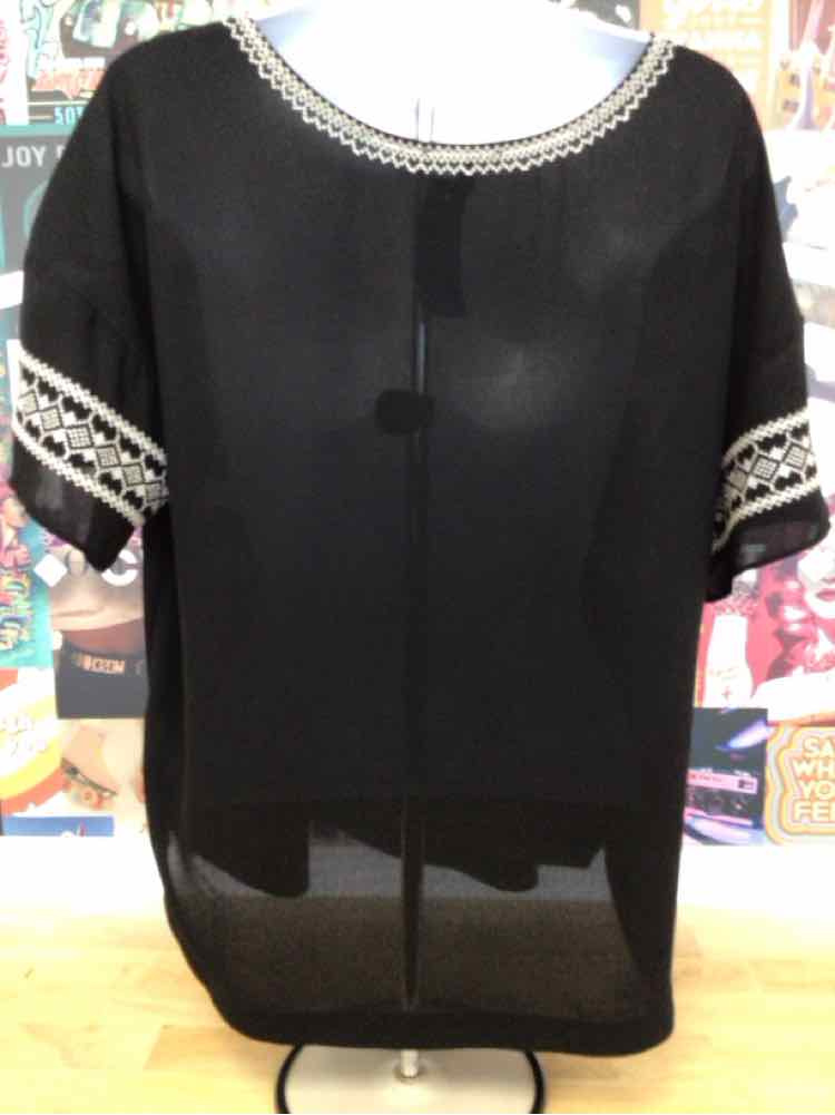 NYDJ Size S Black Preloved T-Shirt SS